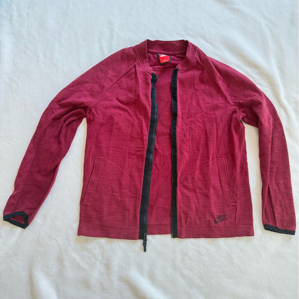 Nike Burgundy Full-Zip Jacket